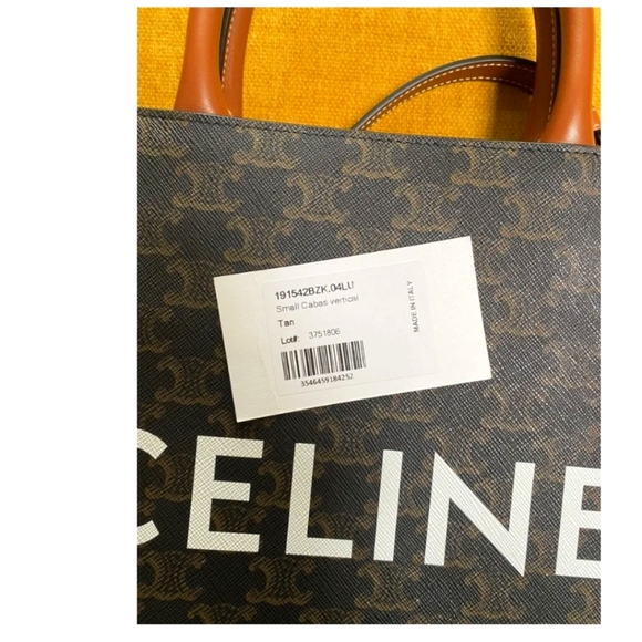 NWOT CELINE Cabas Vertical Satchel/Top Handle Bag Small - Picture 4 of 10